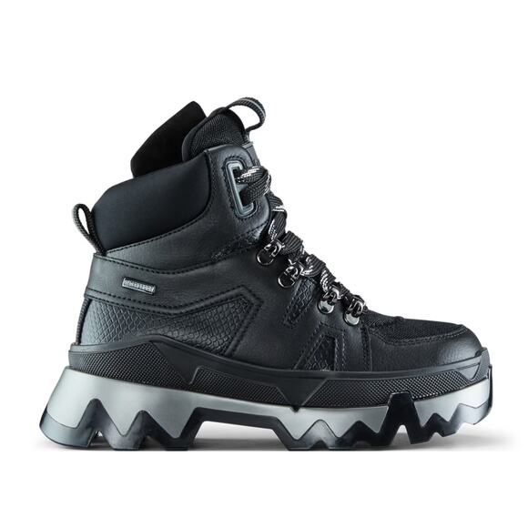 Cougar Shoes - Cougar Wicked Snow Boot Womens Size 11 Black Silver Waterproof